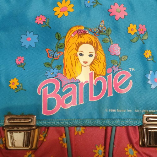 Barbie Paxos 1996 school bag used in good condition