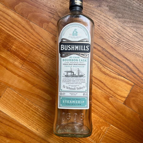 Bushmills empty packaging 1lt like new