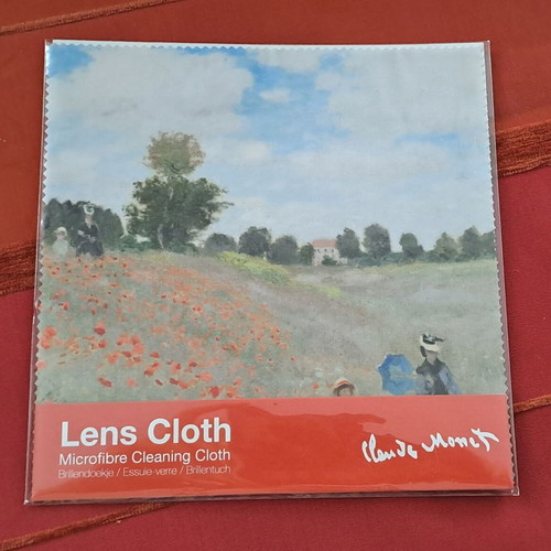 Claude Monet Poppies Microfibre Glasses and Lens Cloth brand new