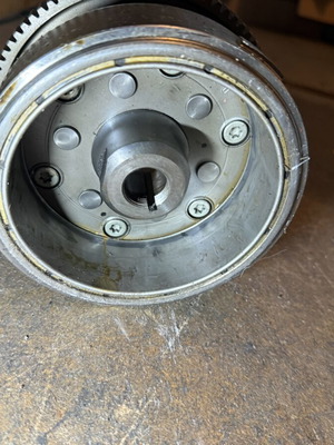 Genuine Honda Africa Twin XRV 750 RD07 starter flywheel and coupler Denso LNZ32