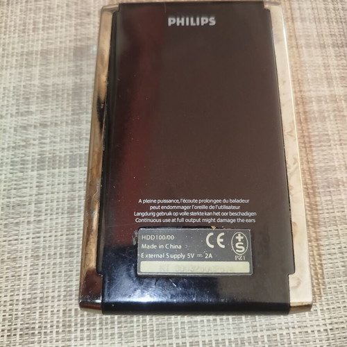 Philips GoGear HDD100 15GB Recording Audio Jukebox MP3 Player for parts or repair