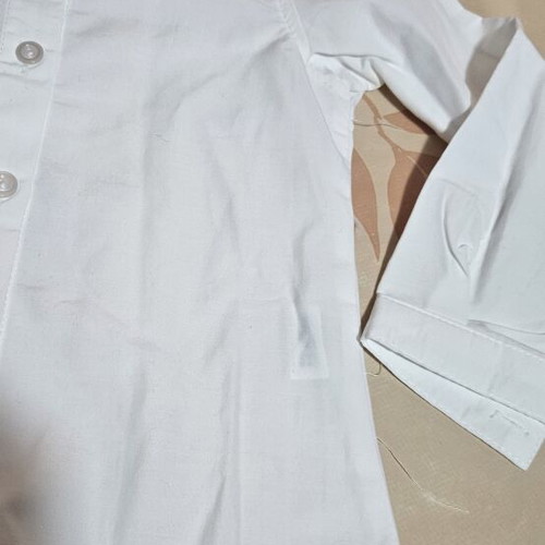 White children's shirt for girl, like new, size 98-104 cm, age 3-4