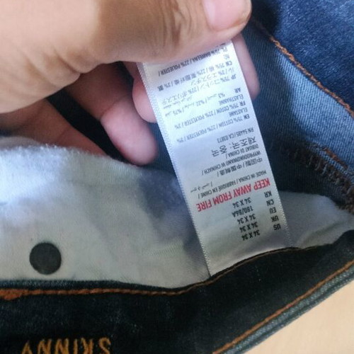 American Eagle pants like new, size L 40 12, blue