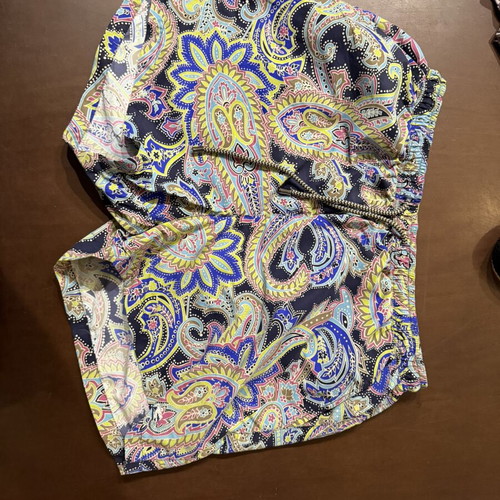 Etro men's swim shorts XL multicolor like new