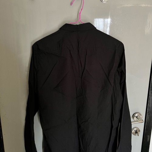 Piazza Italia shirt black, size L, like new, formal