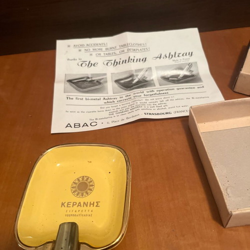 Vintage Keranis Porcelain Ashtray luxury French made new in box