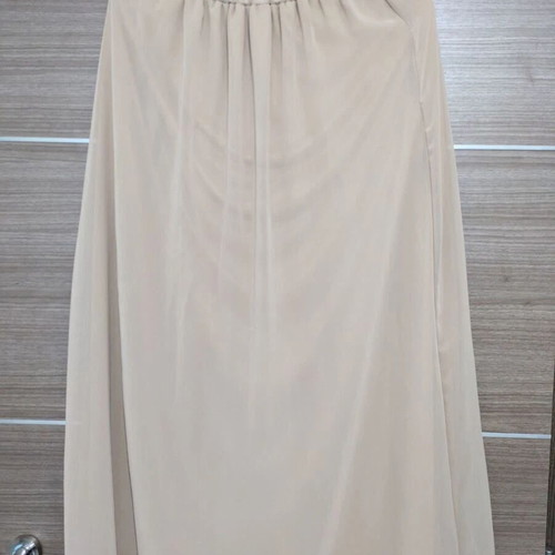 Tally Weijl long beige skirt like new with tulle and lining size L
