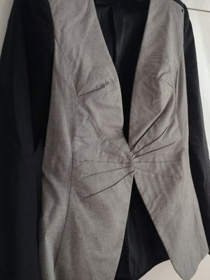 Tassos Mitropoulos jacket two-tone grey black like new