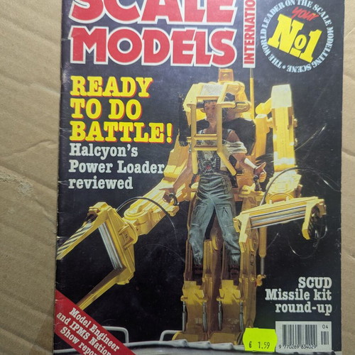 Scale Models magazine April 1992 like new