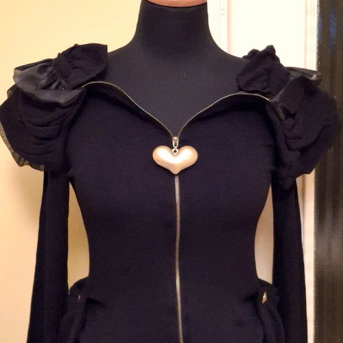 Gothic jacket Forel used, black, size small-medium