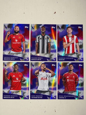 Topps Premier League 2026/27 σετ 6 holographic καρτών