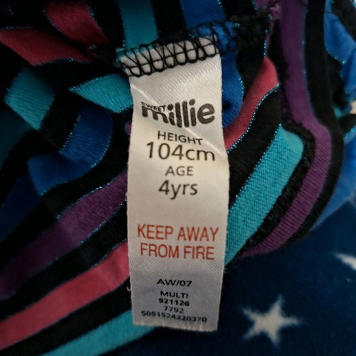 Sweet Millie blouse dress for 4-year-old girl like new, multicolored