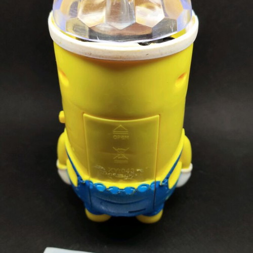 Minion figure used with rotating light and sound