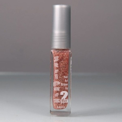 2MAD Nail Art Polish Pink Sparkle 8 ml new