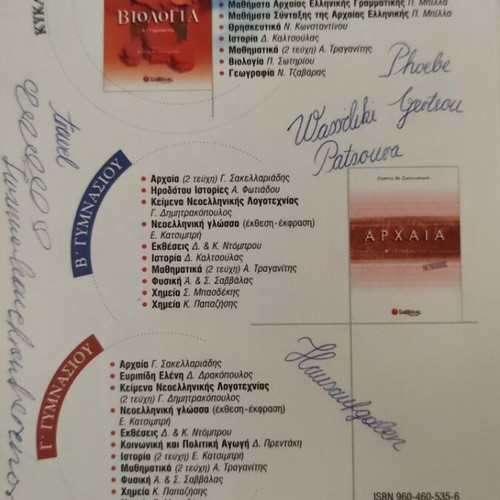 Basic Physics B' Gymnasiou textbook like new, Savvalas editions