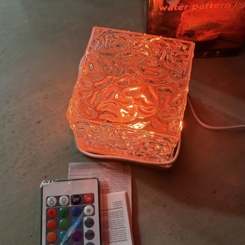 USB Dynamic Water Pattern RGB LED Light with Remote