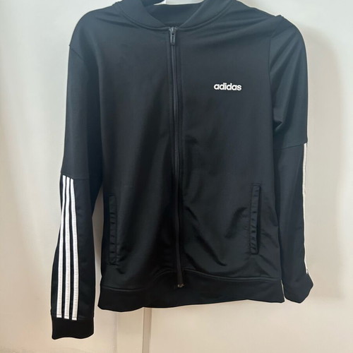 Adidas jacket like new, size M, black and white