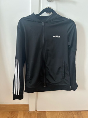 Adidas jacket like new, size M, black and white