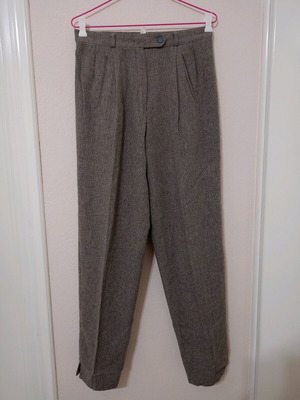 Women's office style pants like new, grey wool, size S/M