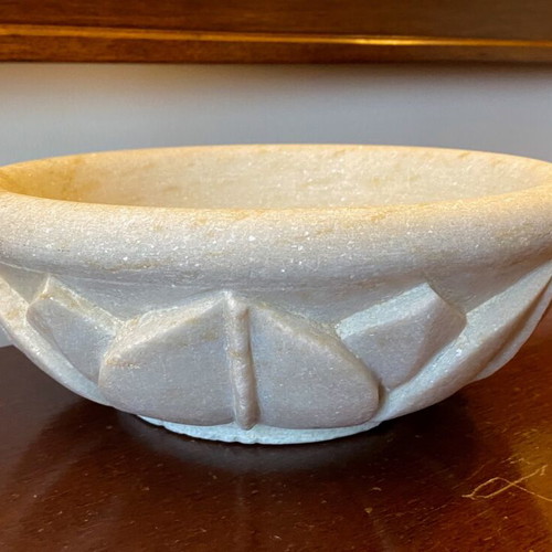 Marble decorative platter like new, 26 cm diameter