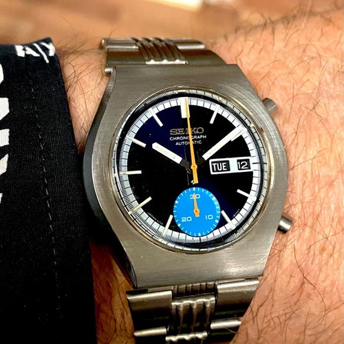 Seiko Bruce Lee automatic 1970s steel 40mm like new