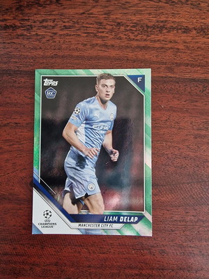Topps C.L. Liam Delap Man. City collectible card like new