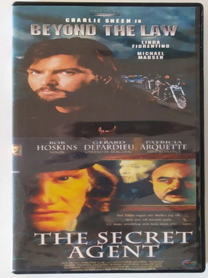 DVD Πέρα από τα όρια και Μυστικός πράκτορας σαν καινούργιο, δράμα θρίλερ