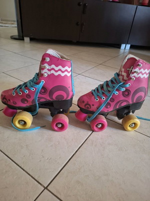 Children's roller skates used, size 34-35