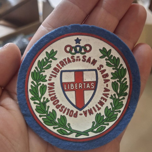 Vintage Polisportiva Libertas San Saba Aventina Patch from Rome