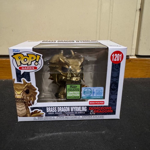Funko Pop Dungeon and Dragons Brass and Red Dragons Wyrmling Bundle LE8000pcs