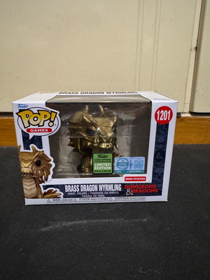 Funko Pop Dungeon and Dragons Brass and Red Dragons Wyrmling Bundle LE8000pcs