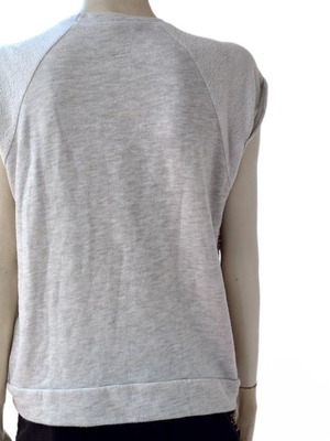 Sequin blouse used, grey, size S