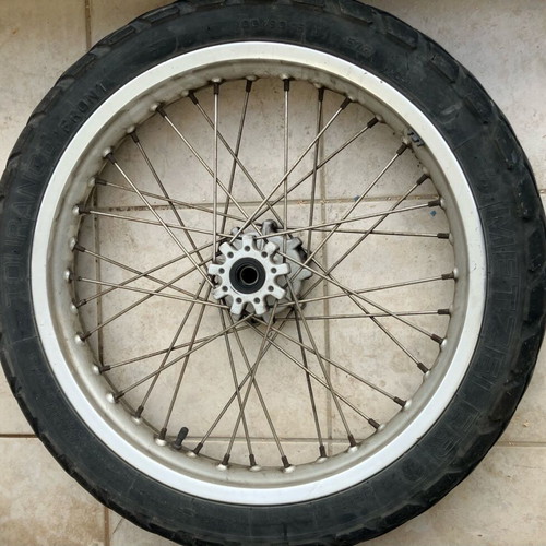 BMW F650gs front rim used with broken spoke