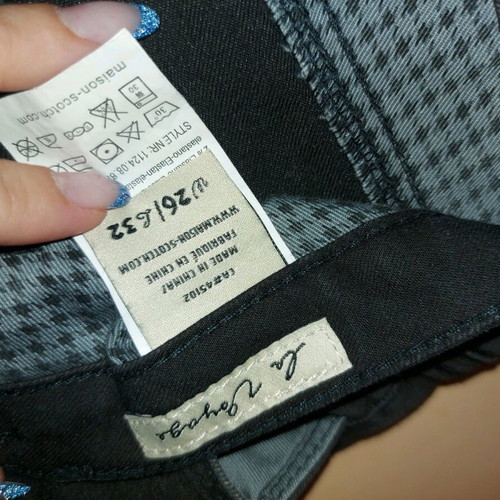 Maison Scotch jean black new, size 36