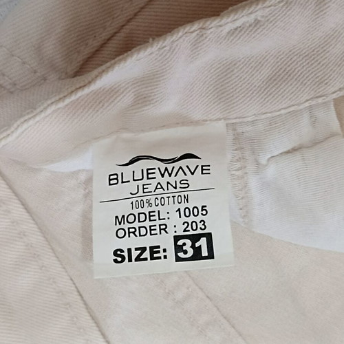 Women's cotton shorts, ecru, sizes S and M