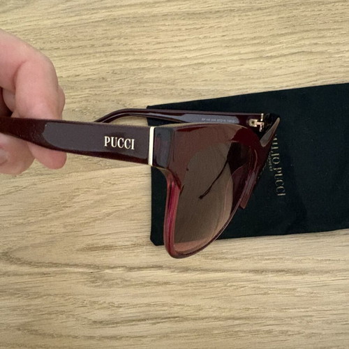 Emilio Pucci sunglasses new, burgundy