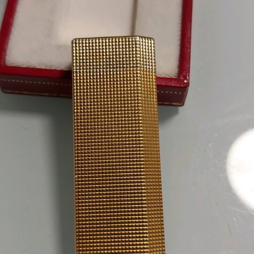 Cartier mod pentagon lighter used with heart box