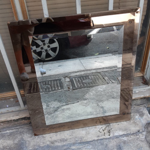 Bathroom mirror used 60x70 cm with smoked frame