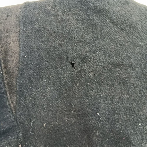 Traditional wool black coat used, collectible