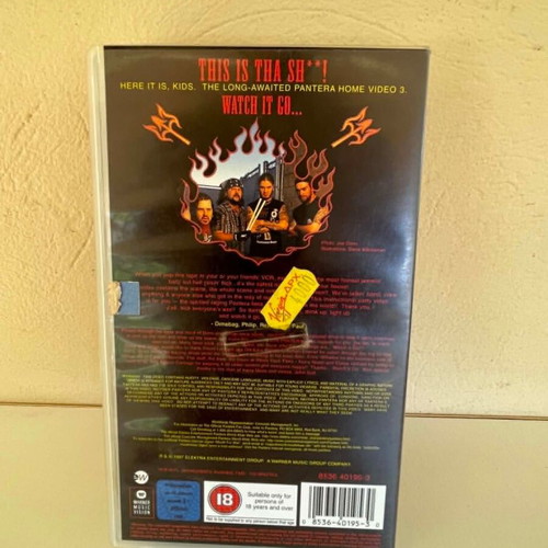 Pantera Watch It Go VHS like new