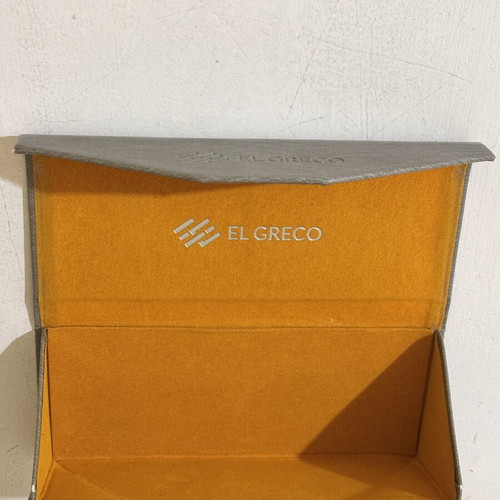 El Greco folding hard glasses case gray like new