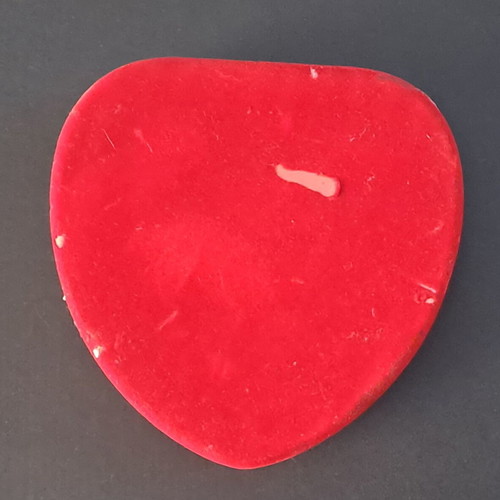 SBC heart-shaped jewelry box used, red