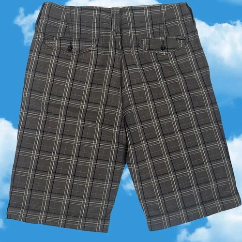 Quiksilver Plaid Skate Shorts size M like new, Y2K style