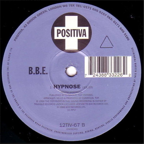 B.B.E. Seven Days & One Week vinyl like new, electronic