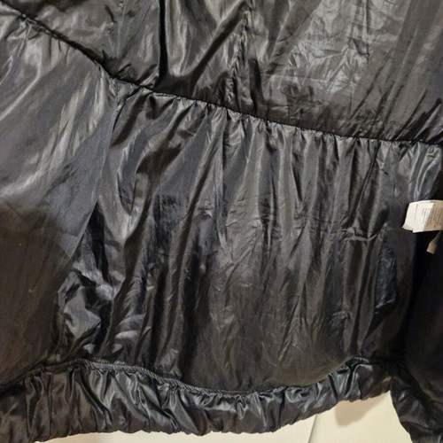 Sisley jacket like new, black with ruffles, size Large