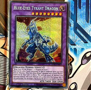 Blue Eyes Tyrant Dragon Secret Rare