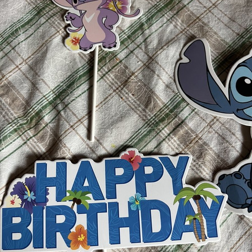 Lilo & Stitch Party Decorations and Cupcake Toppers new