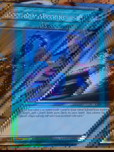 Left Arm Offering (Collectors Rare, Yugioh)