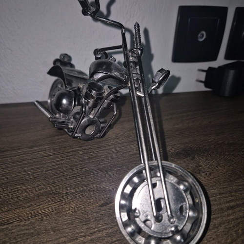 Metal handmade motorcycle like new