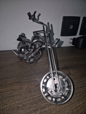 Metal handmade motorcycle like new